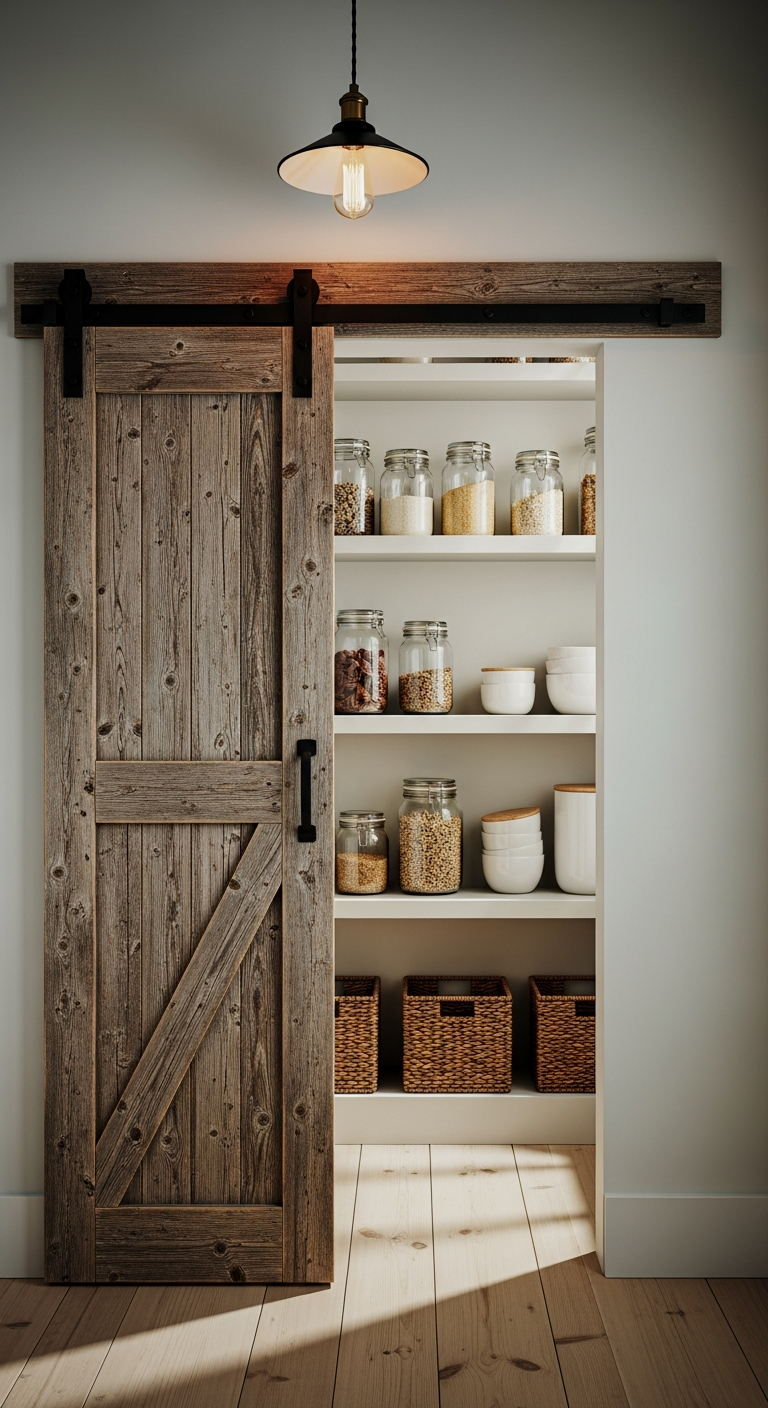 Sliding Barn Door Cabinets