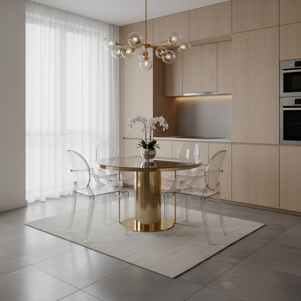Transparent Glass Tables