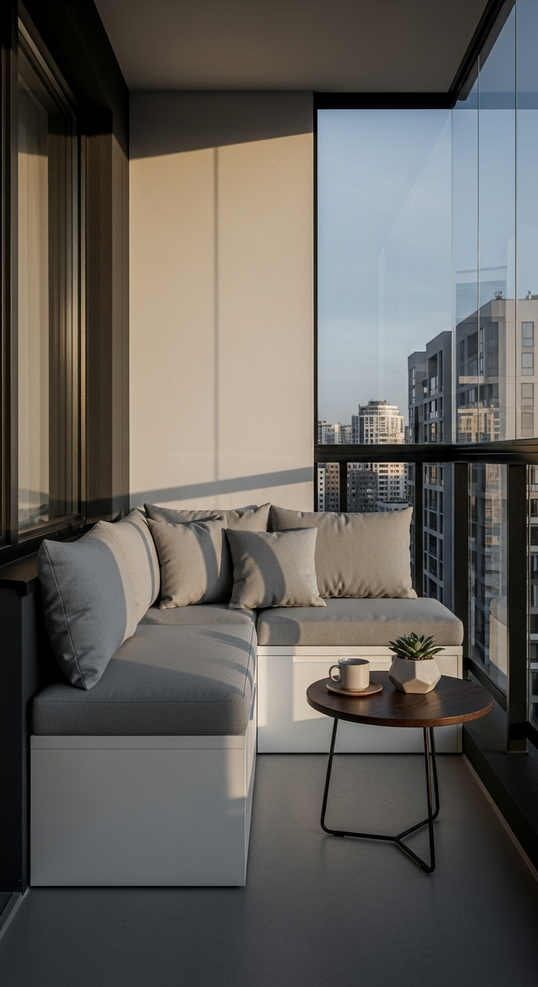 Optimized Tiny Balcony Layouts
