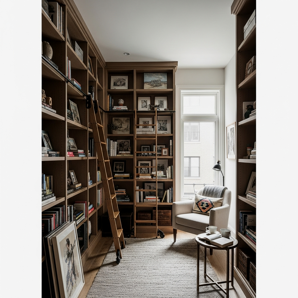 Floor-to-Ceiling Shelving to Maximize Vertical Space