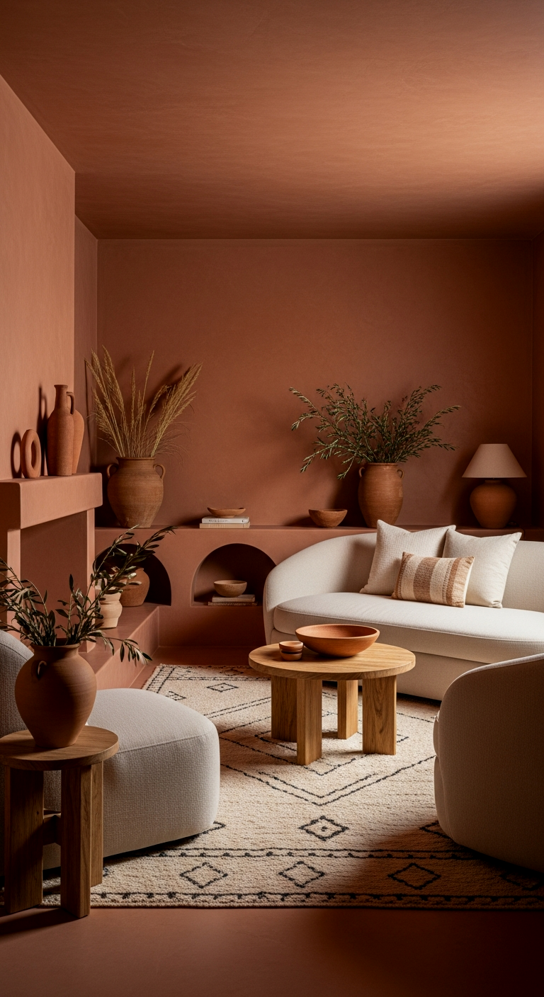 Redend Point for a Clay-Toned Retreat