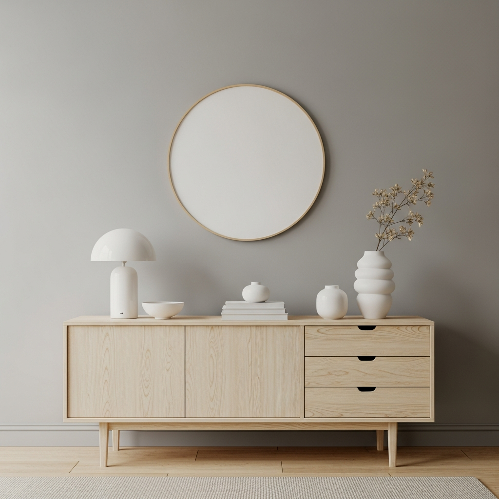 Cloud Grey & Blonde Wood Serenity