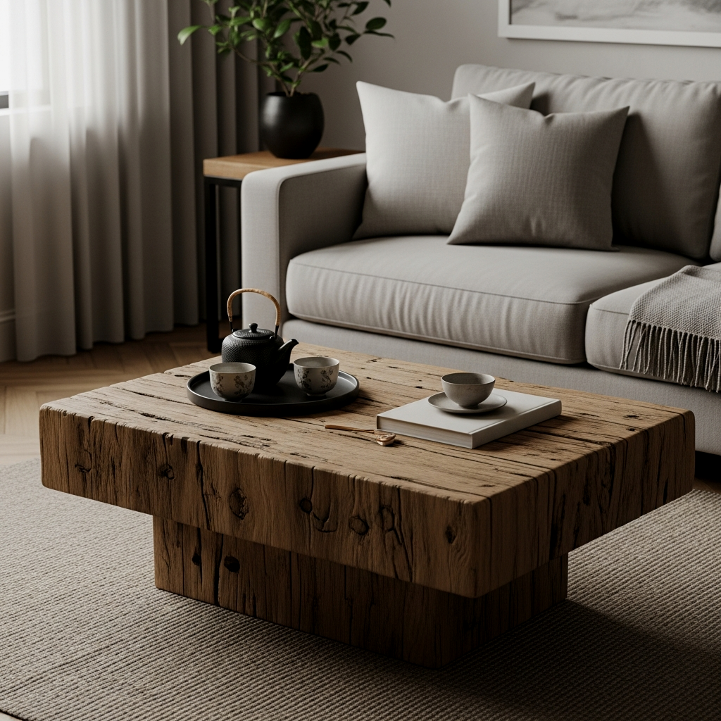 Low-Tension Living: The Reclaimed Wood Coffee Table