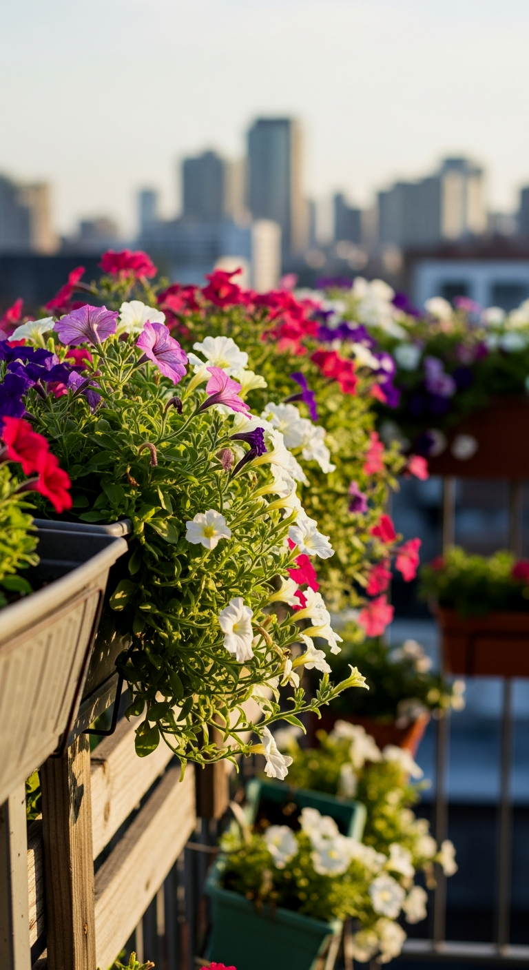 Space-Saving Railing Planters