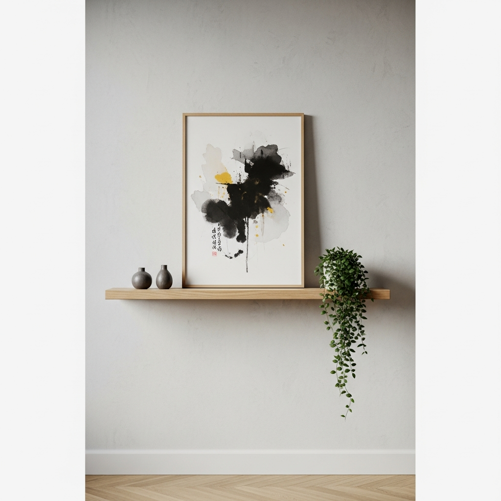 The Floating Shelf: Minimalist Curation at Eye Level