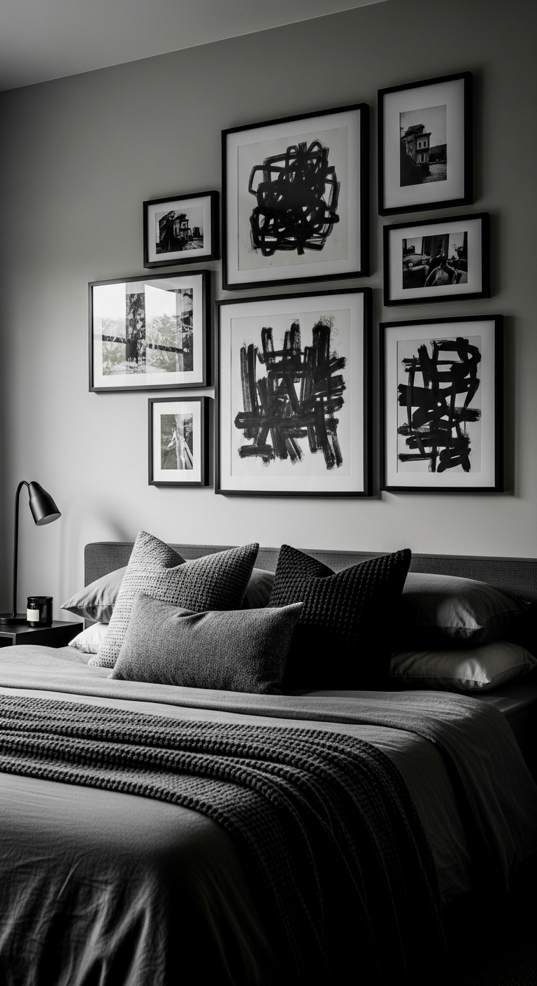 Masculine Art Gallery Wall