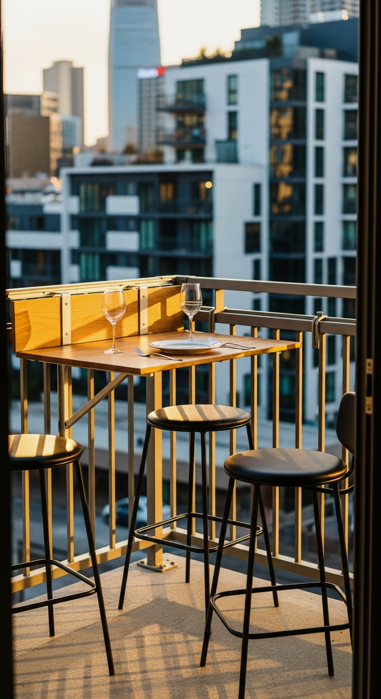 Compact Balcony Bar Station