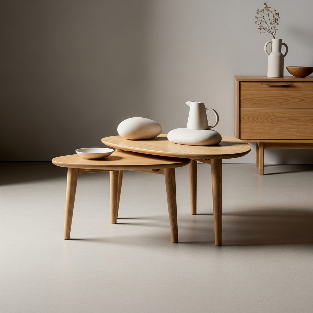 The Nesting Organic Wood Tables