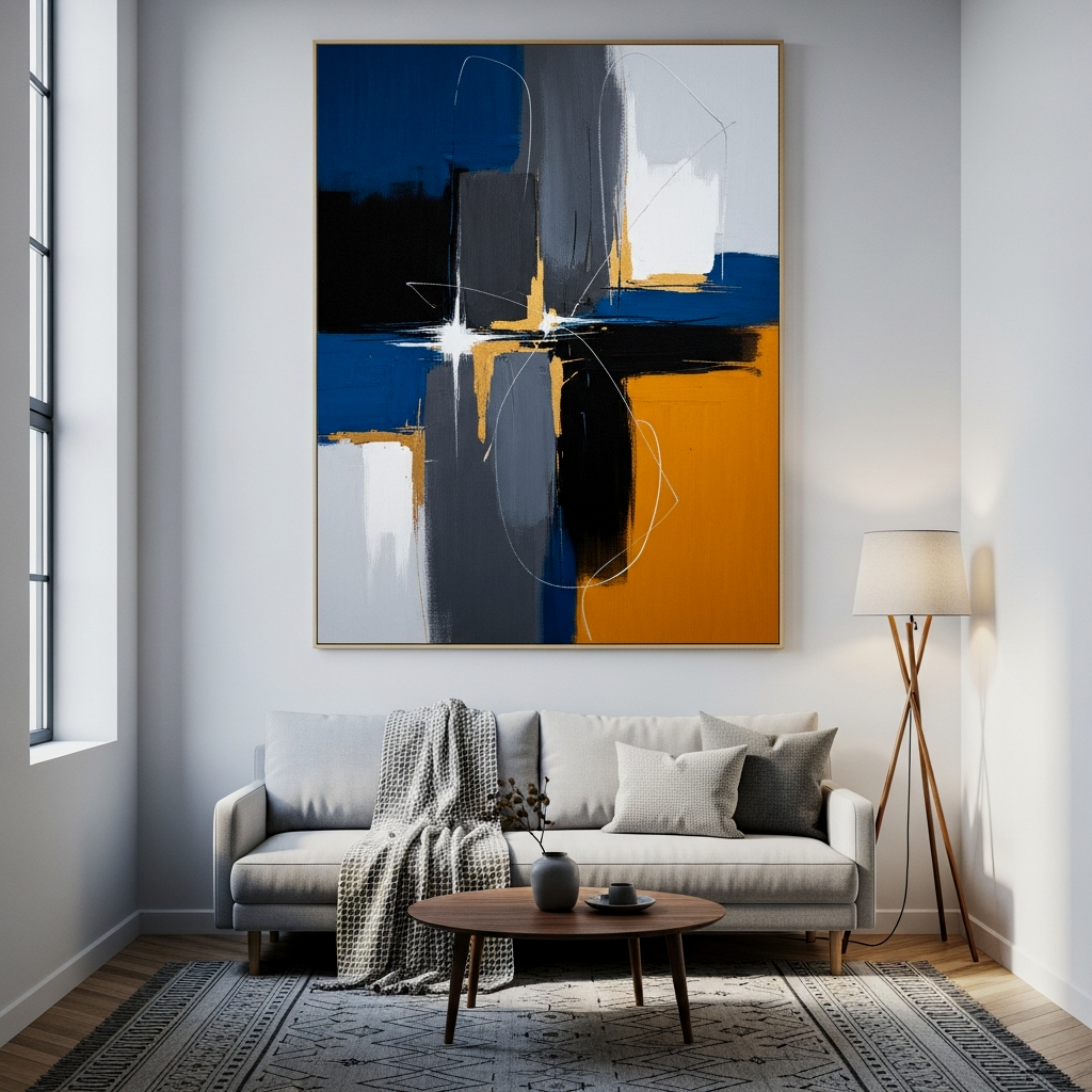 Statement Wall Art to Draw the Eye Upwards