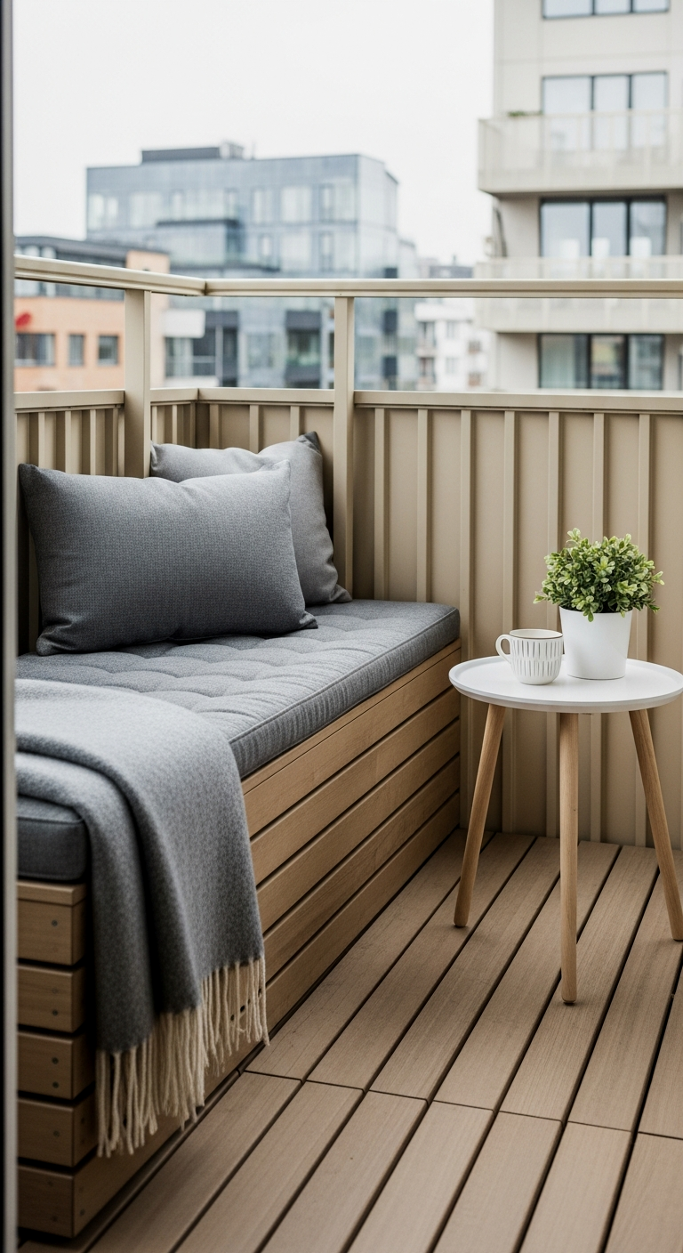 Scandinavian Design for Tiny Balconies