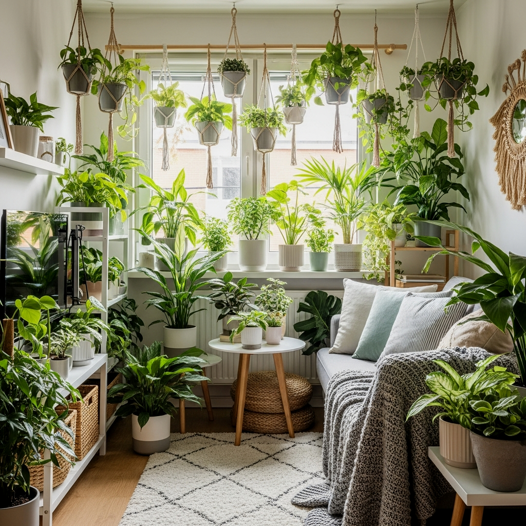 Integrating Indoor Plants to Breath Life into Small Spaces