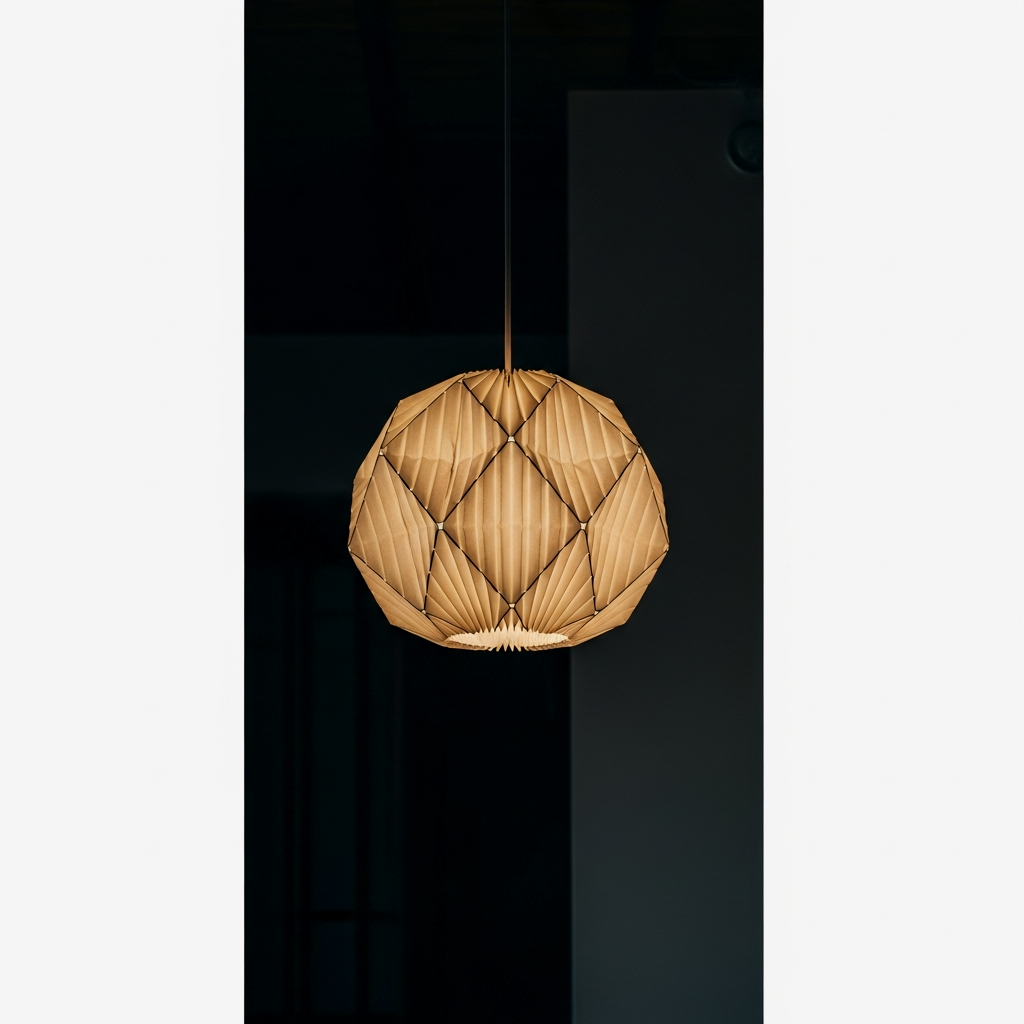 The Paper Sculpture: Statement Pendant Lighting
