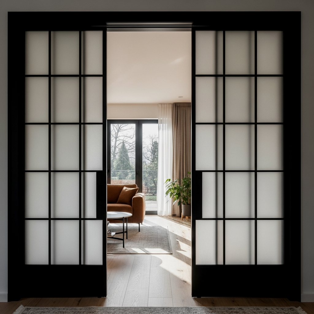 Soft Boundaries: Shoji-Inspired Sliding Room Dividers