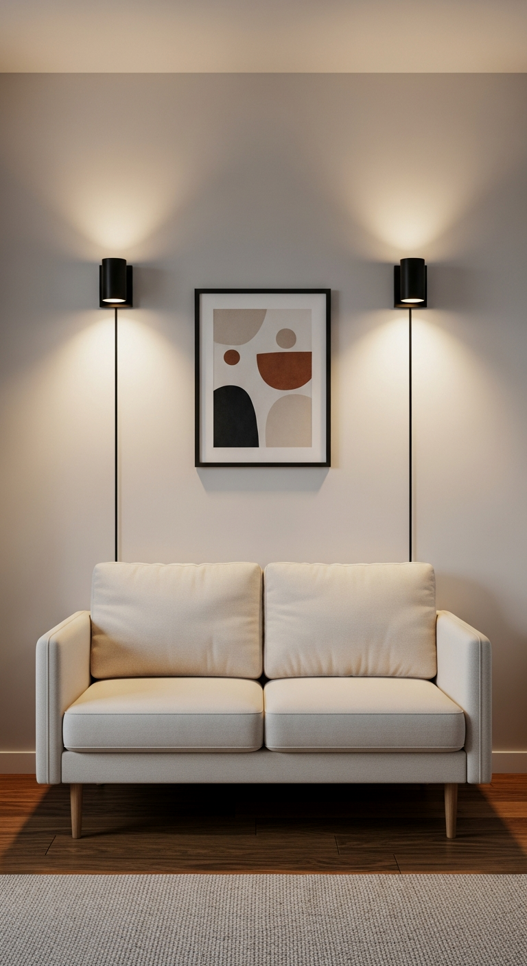 Sleek Plug-In Wall Sconces