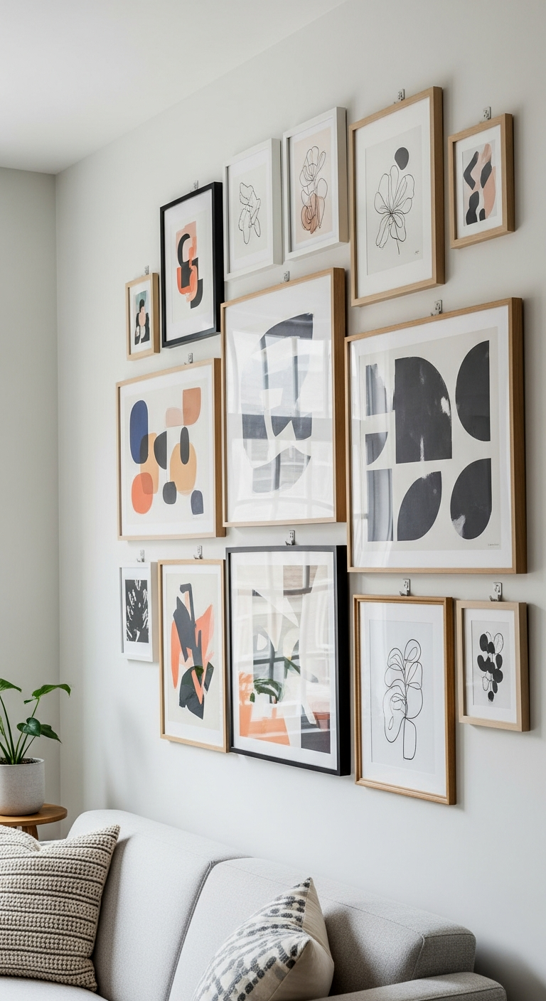 Damage-Free Gallery Wall with Command Hooks