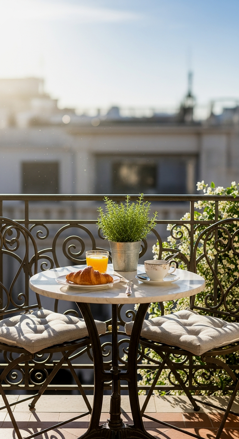 Parisian-Style Small Breakfast Nook