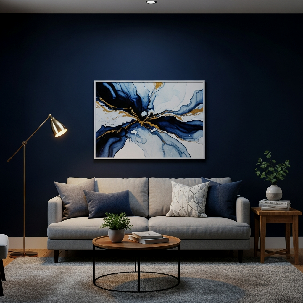 Bold Accent Walls to Define Distinct Zones