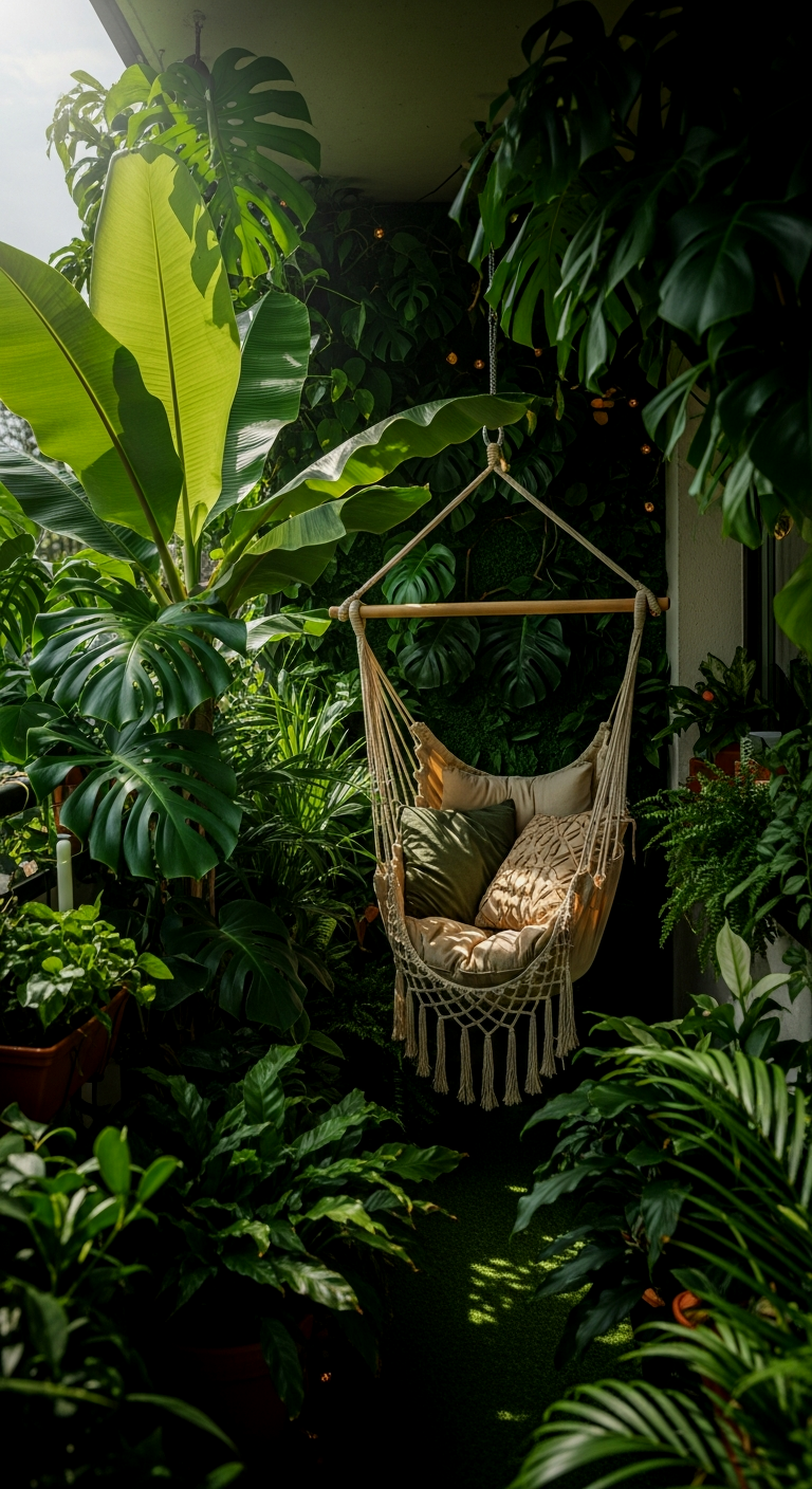 Tropical Jungle Vibe for Small Spaces