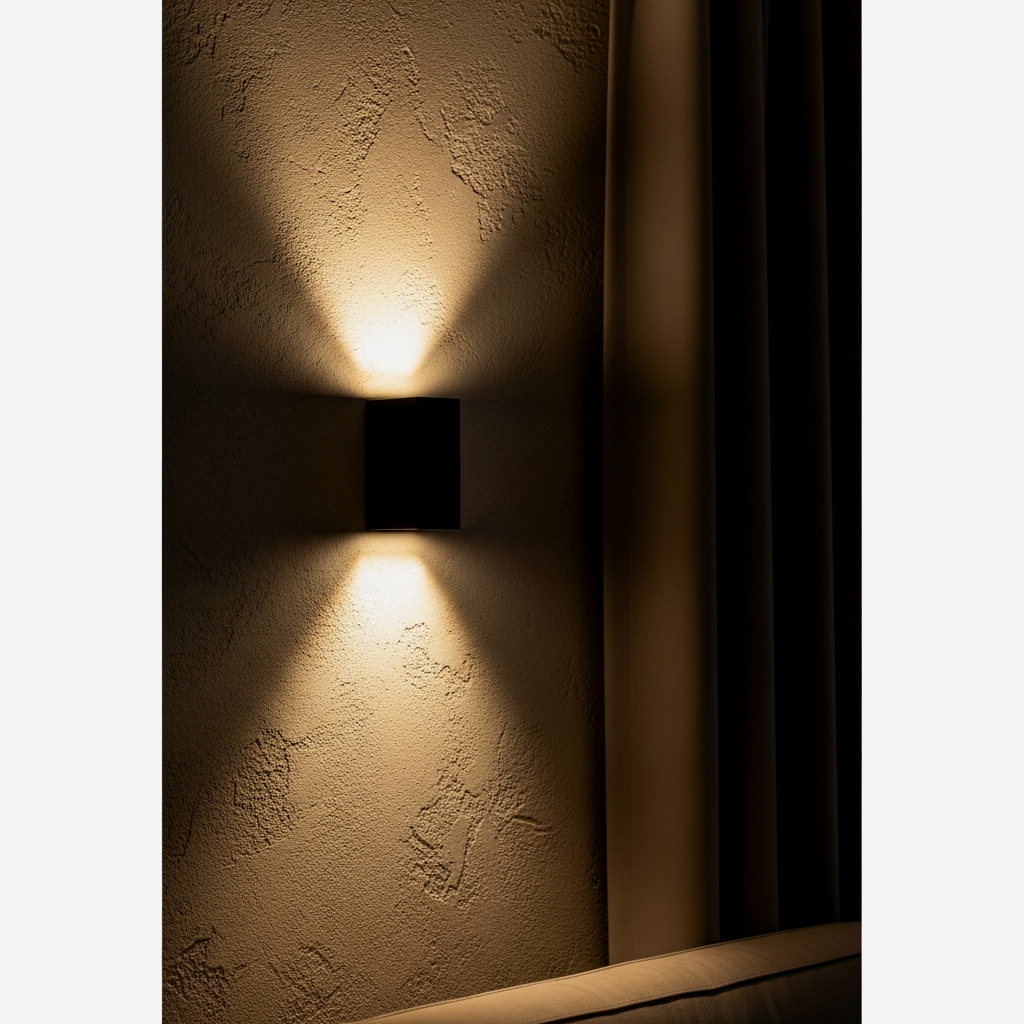 Architectural Matte Black Sconces