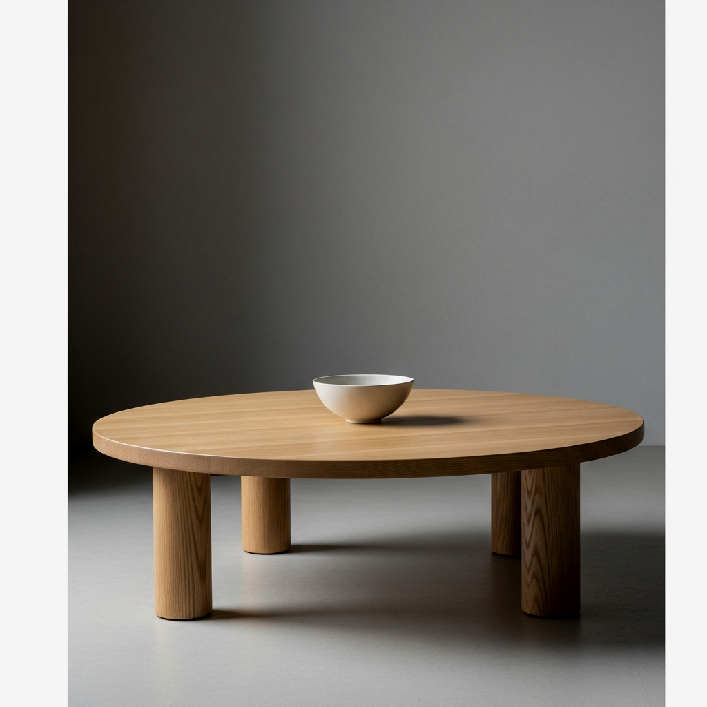 The Solid Oak Organic Coffee Table