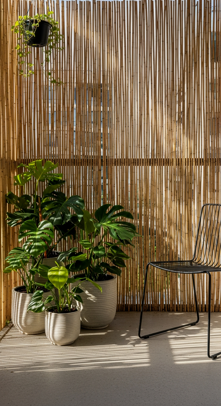 Natural Bamboo Screens