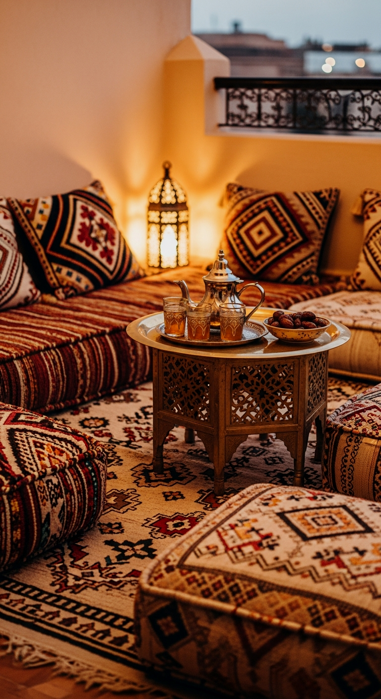 Moroccan-Inspired Floor Seating