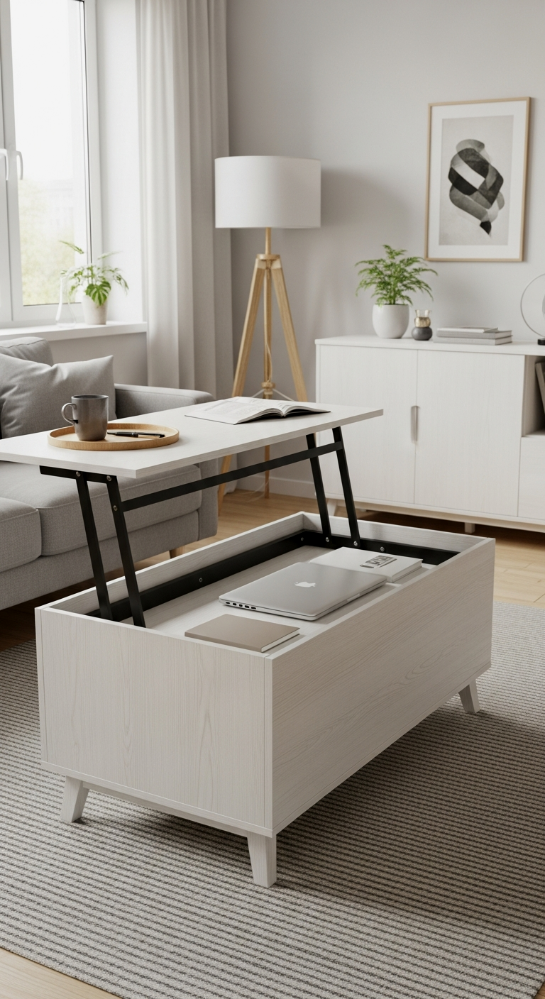 The Oak Lift-Top Coffee Table