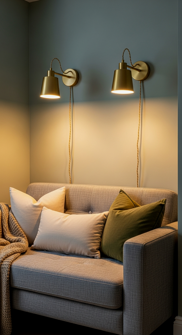 Plug-In Sconces for Mood Lighting