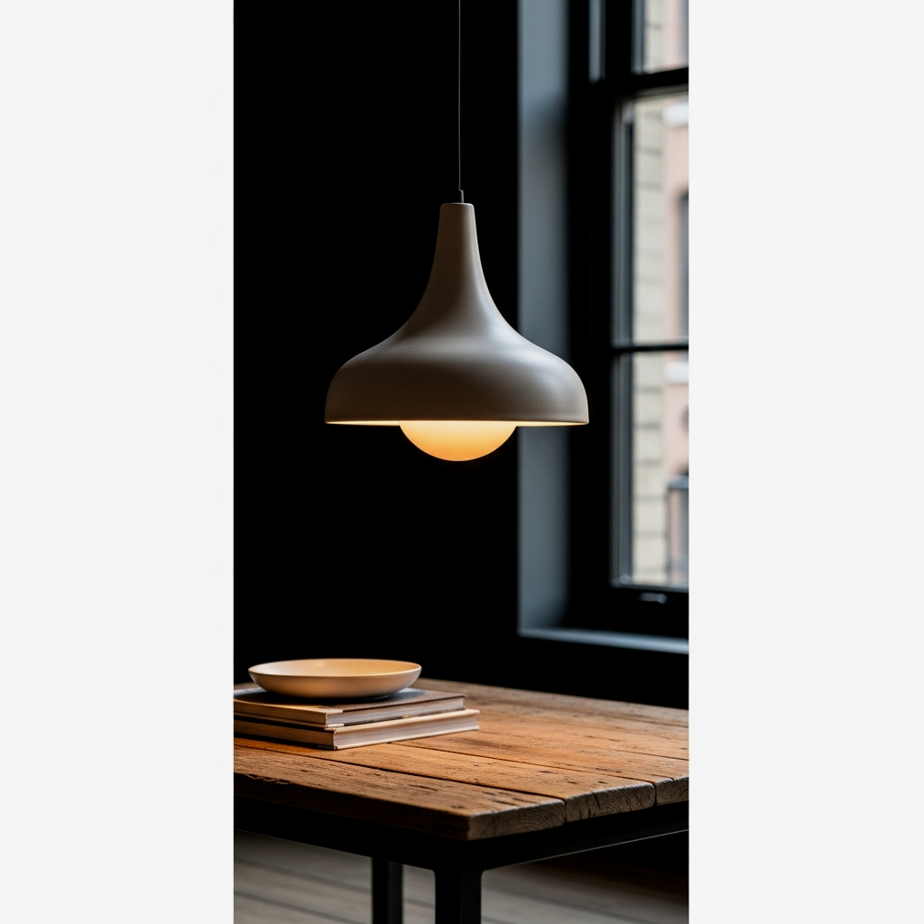 Low-Slung Ceramic Pendants