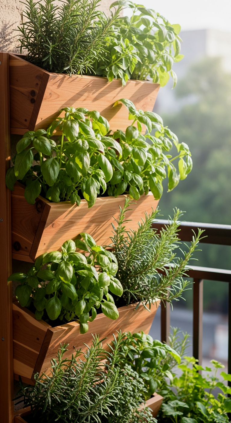 Vertical Garden Herb Wall