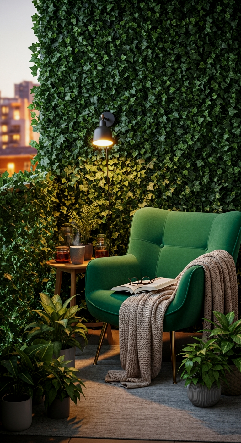 Dense Faux Ivy Walls