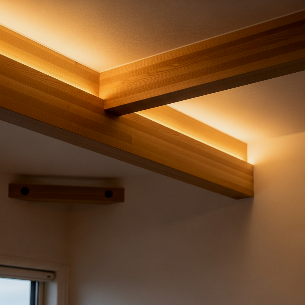 Hidden Indirect LED Warmth