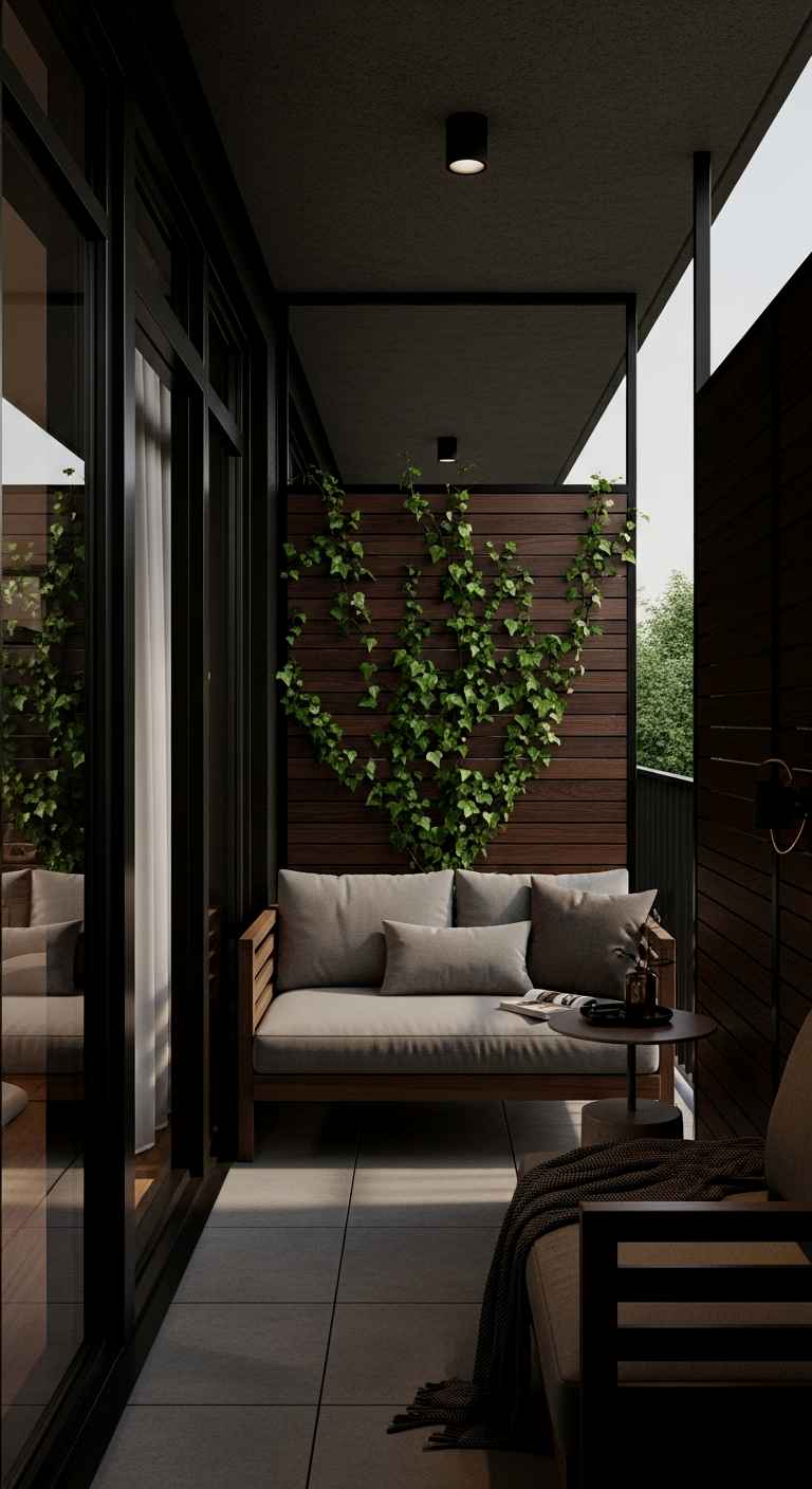 Wooden Privacy Screen Seclusion