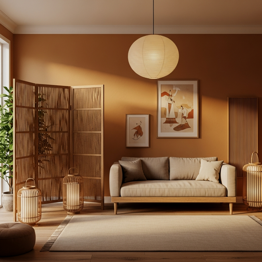 Muted Ochre & Raw Bamboo