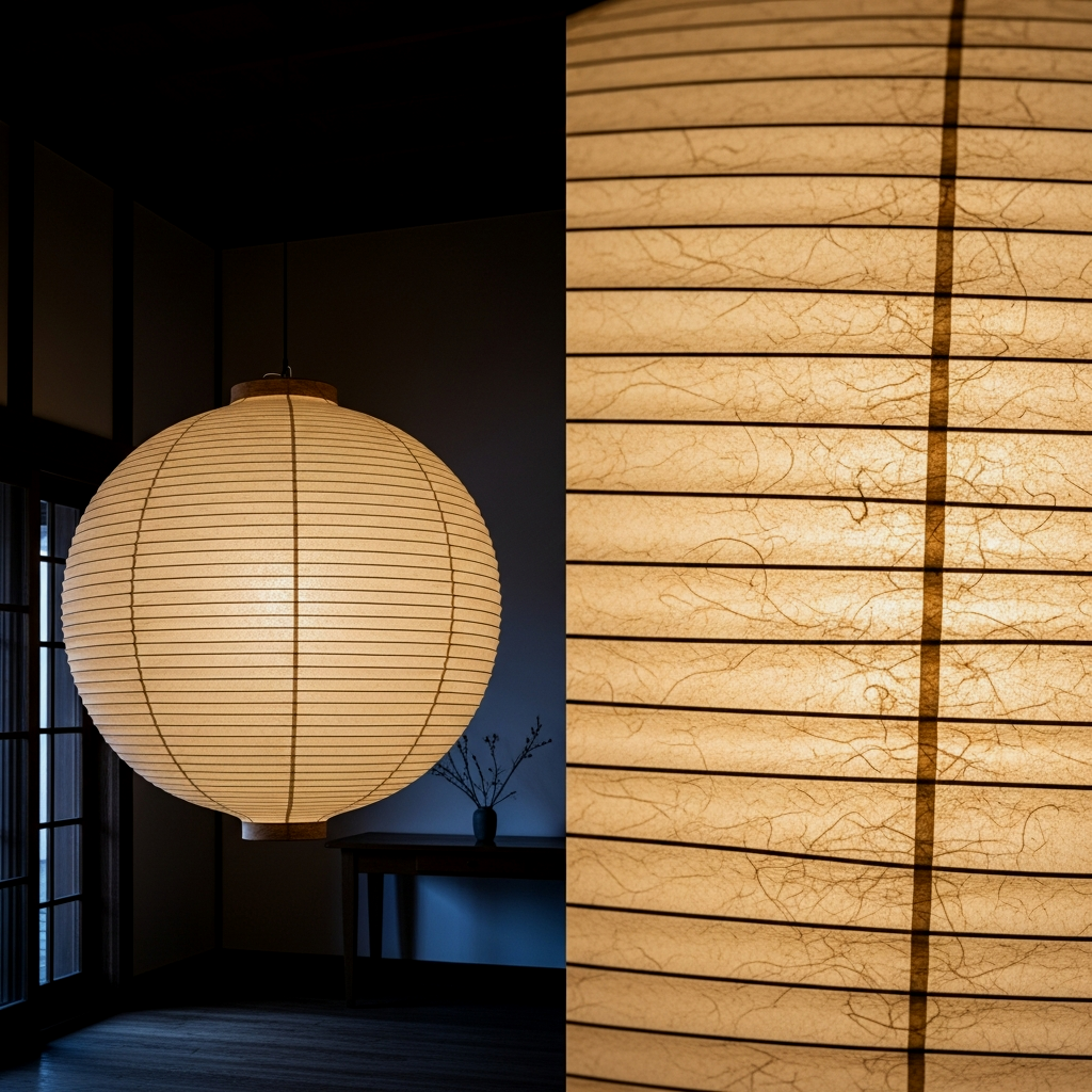 Fibrous Washi Paper Lanterns