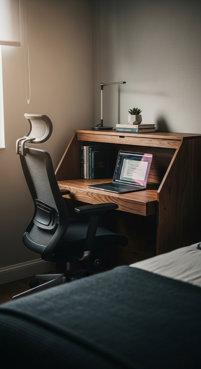 Hidden Desk Workspace