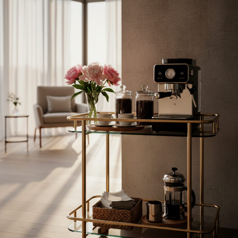 8 Small Coffee Bar Ideas for Tiny Kitchens & Nooks