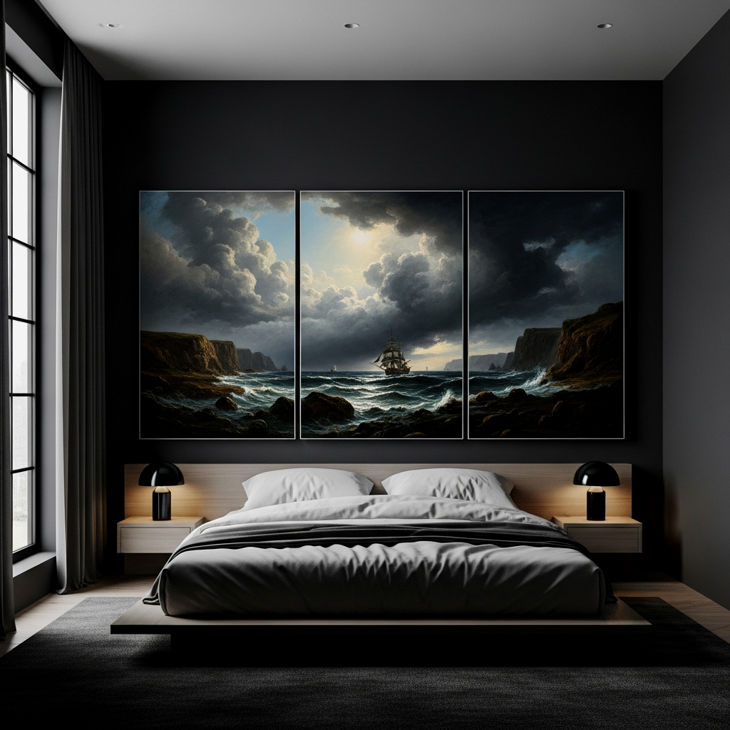 The Art-Centric Statement Wall