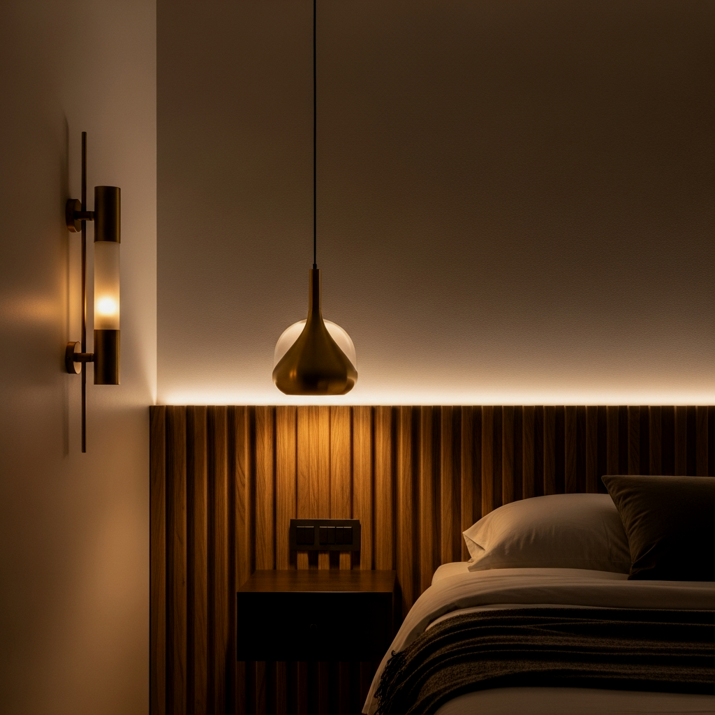 Masculine Bedroom Lighting Ideas for a Moody, High-End Vibe