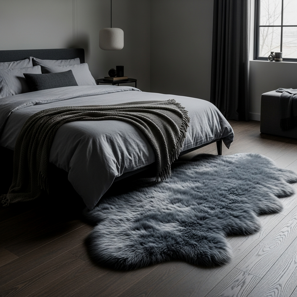 Faux Fur Rugs for Texture