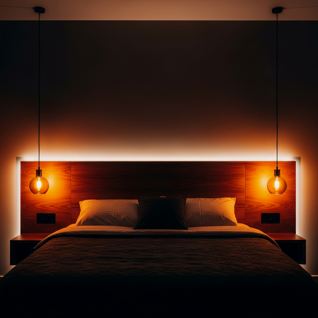 Warm Amber Lighting