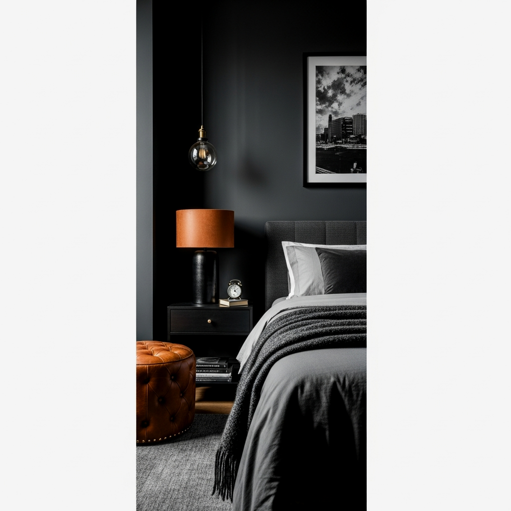 Tactile Luxury in Dark Tiny Spaces