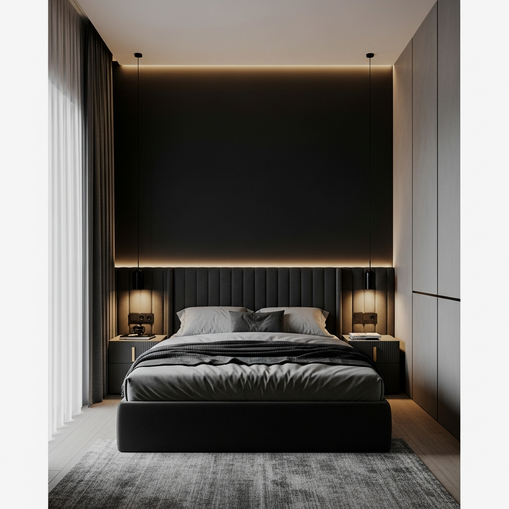Architectural Lighting in Dark Small Rooms