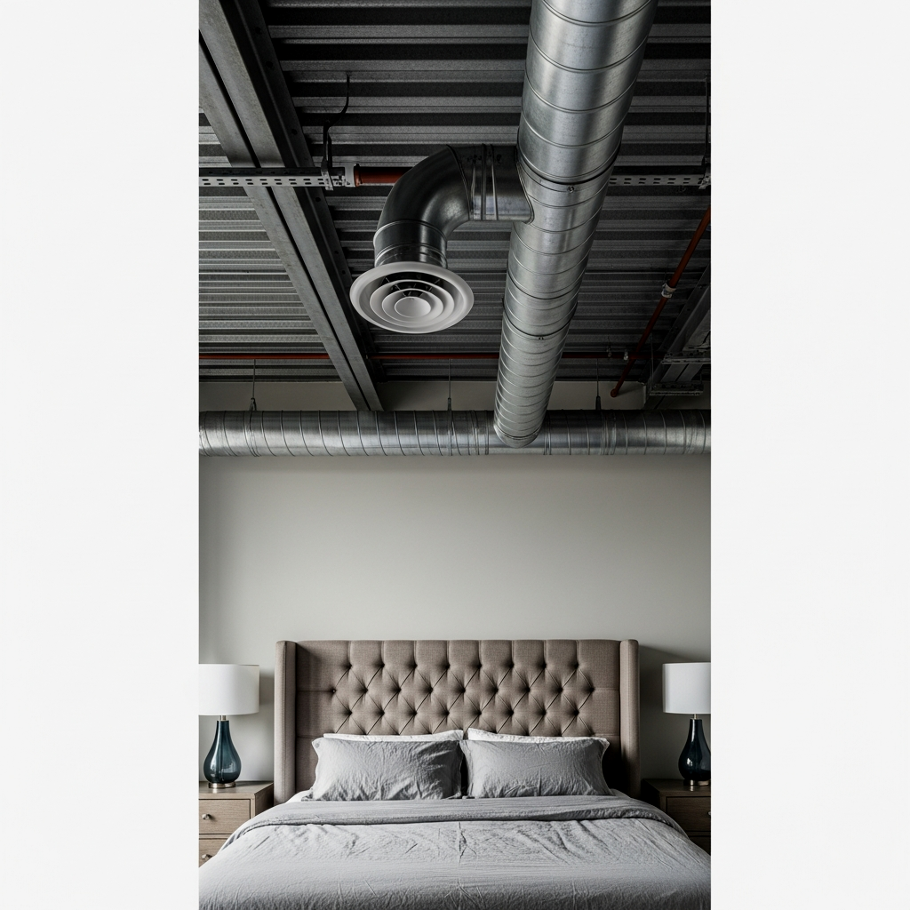 Exposed HVAC Ductwork