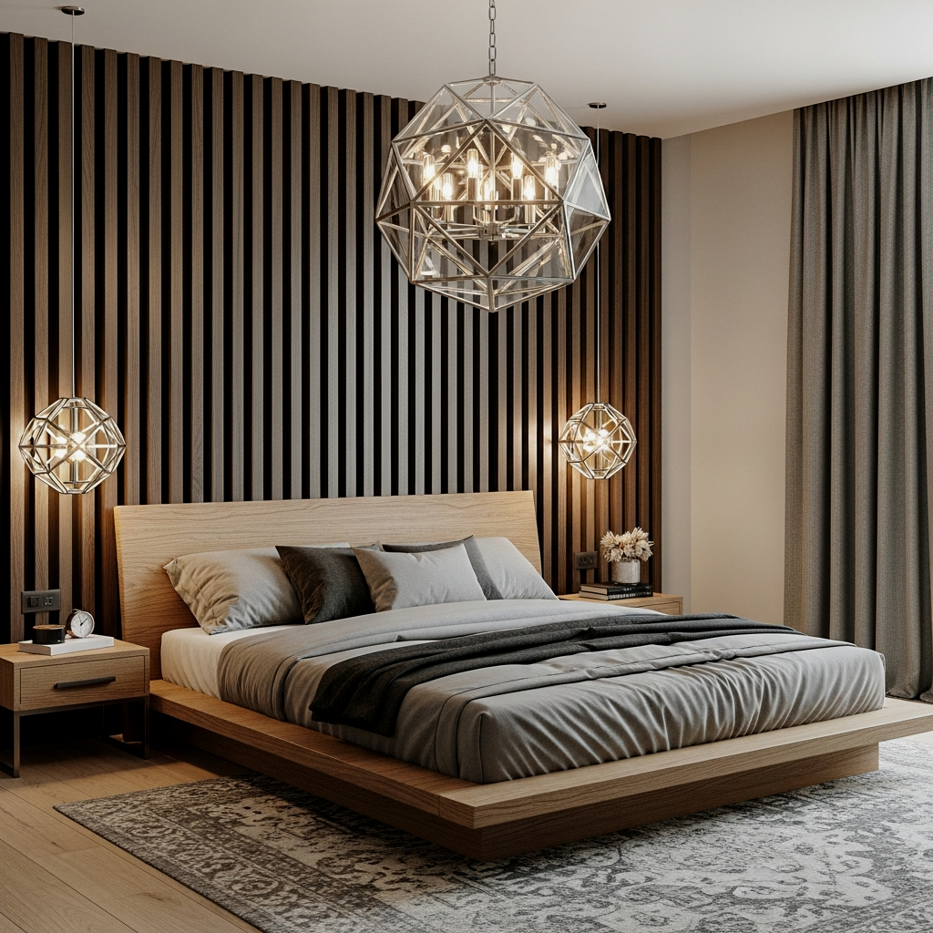 Polished Glass and Geometric Lighting