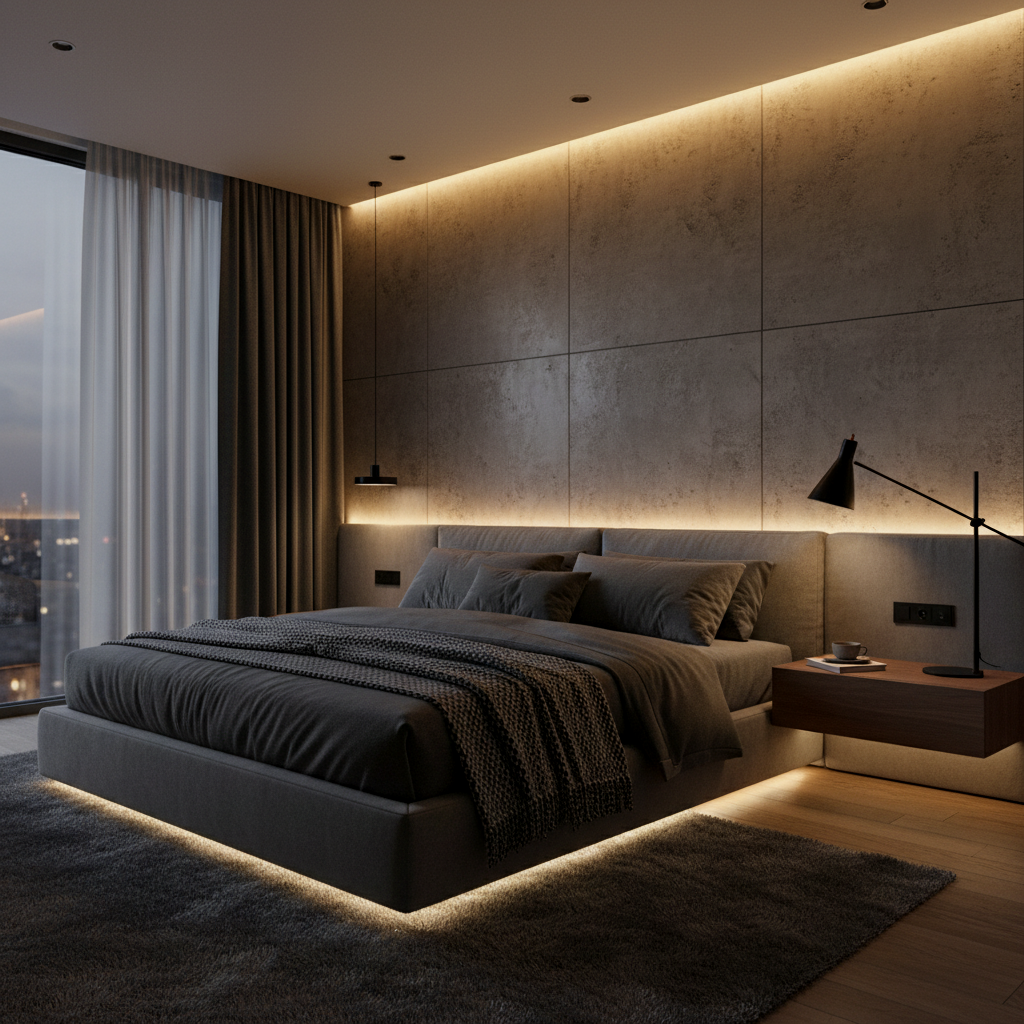 Matte Black Swing-Arm Sconces