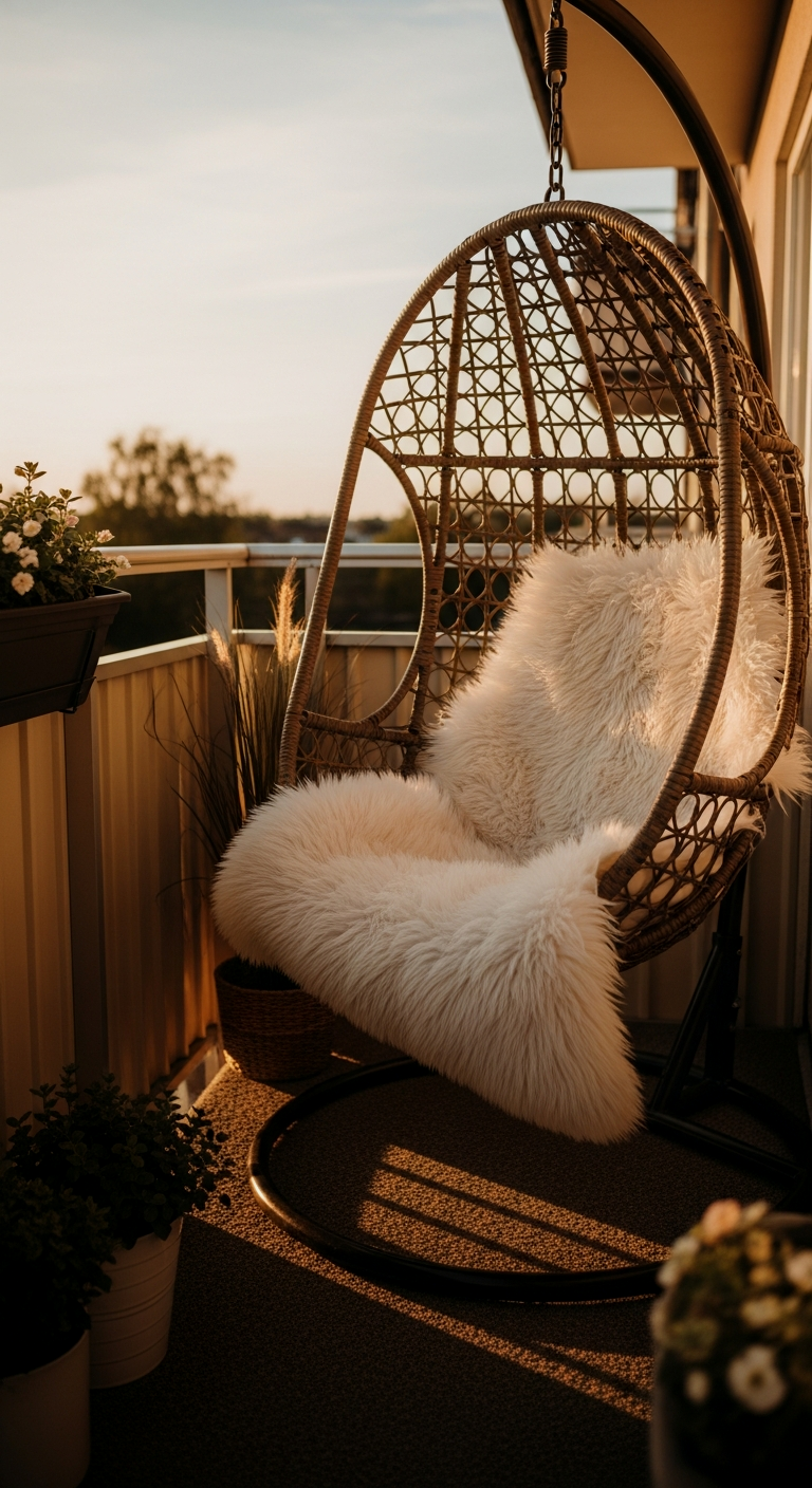 Wicker Hanging Egg Chair