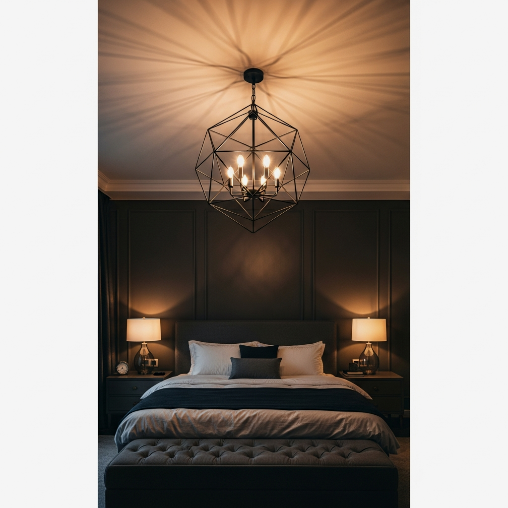 Geometric Architectural Chandelier