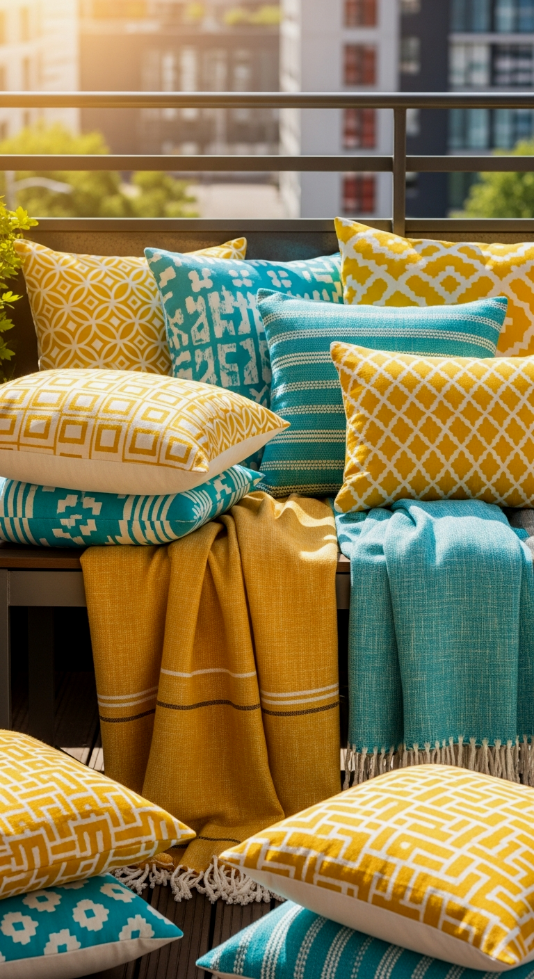 Vibrant Textile Accents