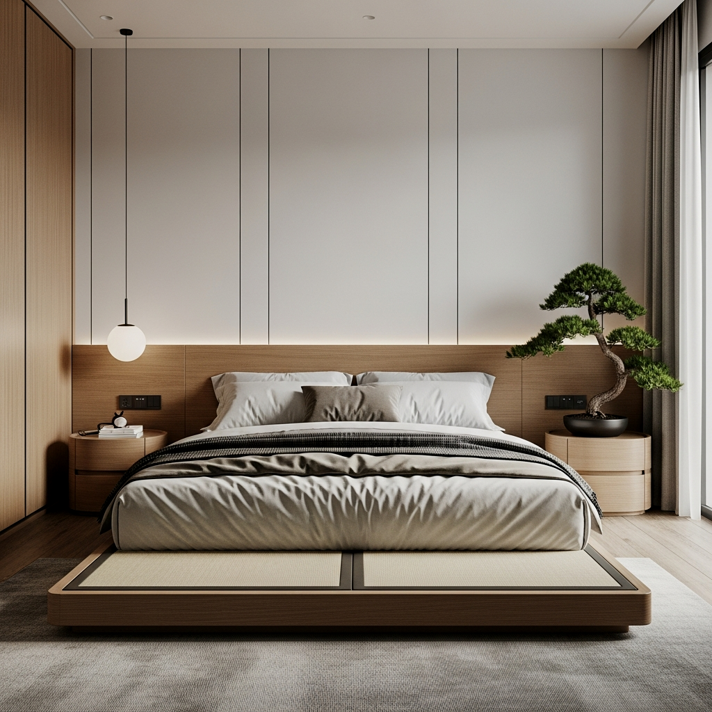 Japandi Masculine Simplicity